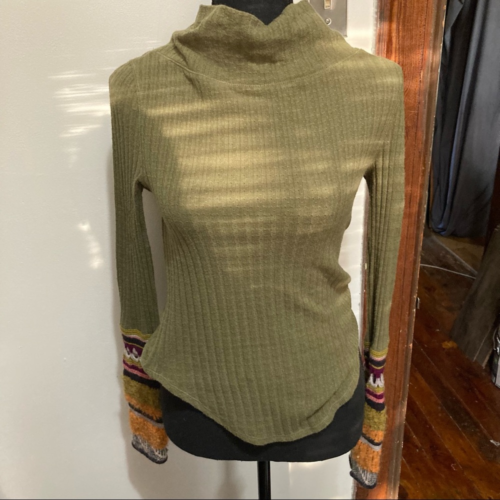 Free People long sleeve knit top